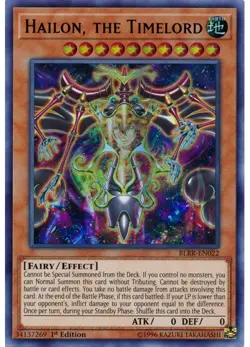 Yugioh - Hailon, the Timelord (Ultra Rare) (1st Edition) - BLRR-EN022 P - Image 1