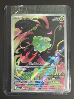Bulbasaur 133/132 Pokemon TCG Mega Evolutions Stamped Promo Card NM Sealed #1 - Image 1