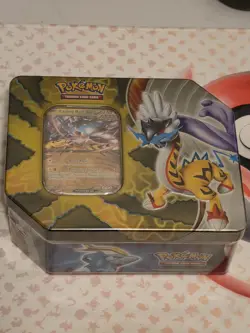 Pokemon Trading Card Games Paradox Destinies Raging Bolt ex Tin Sealed - Image 1