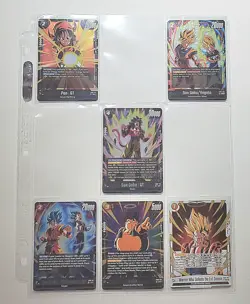 FB09 Lot of 6 Dragon Ball Super Fusion World Dual Evolution TCG cards - Image 1