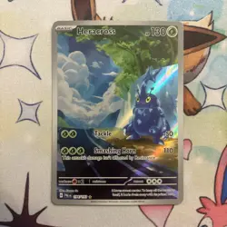 Pokemon Heracross 194/193 SV02 Paldea Evolved Illustration Rare Holo Card 130 HP - Image 1