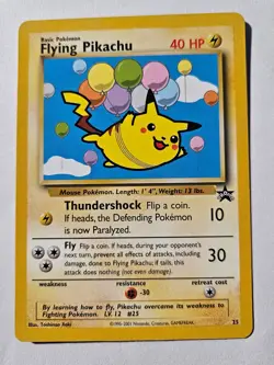 Pokemon Card - TCG Flying Pikachu Promo Card Regular/Non-Holo #25 - Image 3