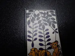 Pokemon Traditional Poker Playing Card Hanafuda Ninetales Persian #8 EX - Image 3