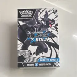Pokemon Black Bolt Booster Bundle Zekrom 6 Packs Trading Card Game - Image 1