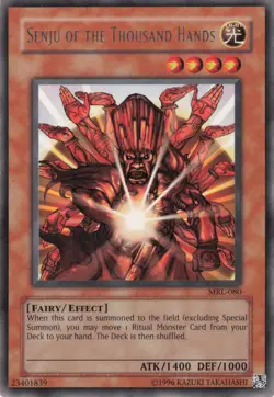 Yugioh Senju of the Thousand Hands MRL-080 Rare NM - Image 1