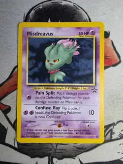 Misdreavus 39 2001 Pokemon Black Star Promo Non Holo LP/NM Card - Image 1