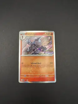 Ceruledge Phantasmal Flames Pre-Release STAFF PROMO 014 HOLO NM Promotional Card - Image 1