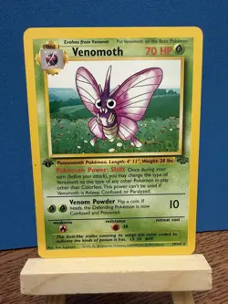 Pokemon TCG Venomoth Jungle 29/64 1st Edition Non-Holo Rare Card - Image 1
