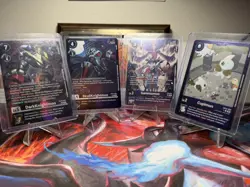 Digimon Alt Art/Box Topper 4 Card Lot BT24/EX10 Time Stranger/ Sinister Order - Image 1