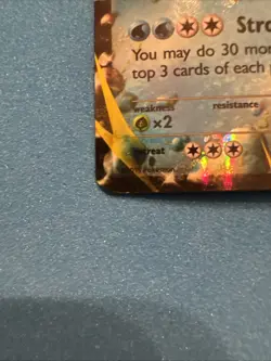 Pokemon MEGA M Swampert EX Ultra Rare XY87 Black Star Promo Holo TCG Card - Image 4