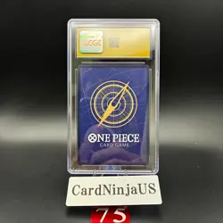CGC 10 PRISTINE Nami Parallel OP01-016 R 25th Edition ONE PIECE Card Game 75 - Image 2