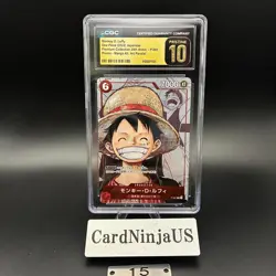 CGC 10 PRISTINE Monkey D. Luffy (Parallel) P-001 P 25th Edition - ONE PIECE Card - Image 1