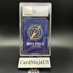 CGC 8.5 NM/Mint+ Jimbei Parallel ST01-005 C 25th Edition ONE PIECE Card Game 211 - Image 2