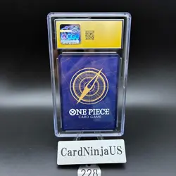 CGC 10 PRISTINE Usopp Parallel ST01-002 C 25th Edition ONE PIECE Card Game 228 - Image 2