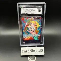CGC 10 GEM MINT Hibari OP11-010 SR Flagship Battle Prize - ONE PIECE Card Game - Image 1