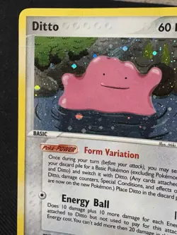 Pokemon TCG Ditto EX FireRed & LeafGreen 4/112 Holo Vintage 2004 Card HP Dmg - Image 5