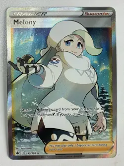 Melony 195/198 Chilling Reign NM Full Art Ultra Rare Pokemon Card - Image 1
