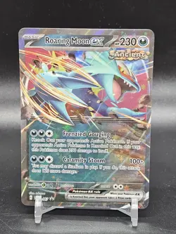 Pokemon NM Holo Roaring Moon ex - 067 Promo SV: Scarlet & Violet Promo Cards - Image 1