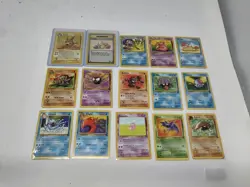 15 Vintage Pokemon Cards Gastly bent – LP to NM Condition - Image 1