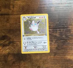 Pokemon TCG Wigglytuff Holo Rare Card 16/64 1st Edition Pokemon TCG Vintage Card - Image 1
