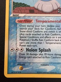 Rain Castform 26/113 EX Delta Species Pokemon Card Reverse Holo Foil Rare HP - Image 5