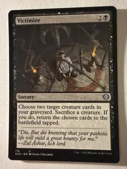 Victimize #118 (NM) Starter Commander SCD Magic MTG - Image 1
