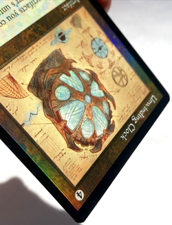 MTG Unwinding Clock *RETRO FRAME SCHEMATIC FOIL* The Brothers War 124 NM - Image 4