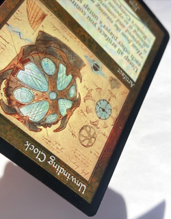 MTG Unwinding Clock *RETRO FRAME SCHEMATIC FOIL* The Brothers War 124 NM - Image 5