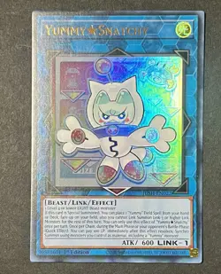 Yummy Snatchy 1st Edition Ultra Rare JUSH-EN022 Yu-Gi-Oh! - Image 1