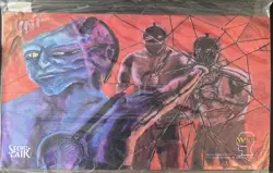 MTG Secret Lair x Brain Dead Mirror Entity Playmat In Hand - Image 1