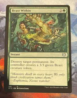 Magic The Gathering, Beast Within, NM - Image 1
