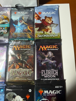 MTG RARE! Sealed Booster PackS Lot (9) MTG, Lord of the Rings Kamigawa Kaldheim - Image 3