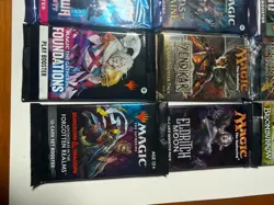MTG RARE! Sealed Booster PackS Lot (9) MTG, Lord of the Rings Kamigawa Kaldheim - Image 4