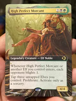 High Perfect Morcant Showcase MTG Lorwyn Eclipsed Hand Painted Altered Art Tentz - Image 1