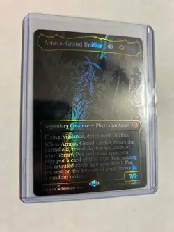 Atraxa, Grand Unifier Oil Slick Raised Foil Phyrexia All Will Be One Magic MTG - Image 3