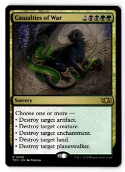 Casualties of War 98 Commander: Tarkir: Dragonstorm Normal NM - Image 1