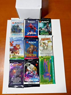 MTG RARE! Sealed Booster PackS Lot (9) MTG, Lord of the Rings Kamigawa Kaldheim - Image 1