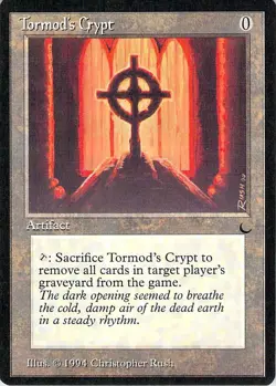 MTG Tormod's Crypt - The Dark (unplayed, near mint) - Image 1