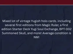 (RM) Yu-Gi-Oh! Holo Lot 1st Edition Relinquished Summoned Skull BPT-002 Jinzo - Image 2
