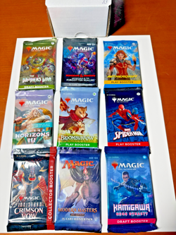 MTG RARE! Sealed Booster PackS Lot (9) MTG, Lord of the Rings Kamigawa Kaldheim - Image 1