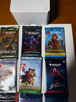 MTG RARE! Sealed Booster PackS Lot (9) MTG, Lord of the Rings Kamigawa Kaldheim - Image 2