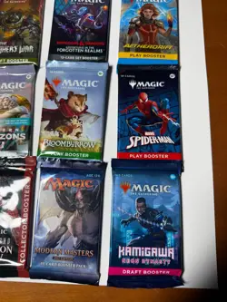 MTG RARE! Sealed Booster PackS Lot (9) MTG, Lord of the Rings Kamigawa Kaldheim - Image 3