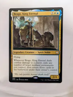 Brago, King Eternal - Commander: Kaldheim - NM-Mint - MTG Magic the Gathering - Image 1