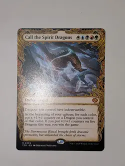 MTG Call the Spirit Dragons #0309 Showcase Mythic Tarkir: Dragonstorm - Image 1