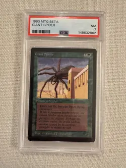 Magic the Gathering MTG Beta Giant Spider PSA 7 - Image 1