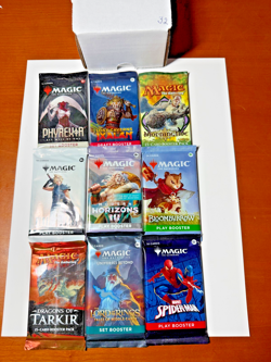 MTG RARE! Sealed Booster PackS Lot (9) MTG, Lord of the Rings Kamigawa Kaldheim - Image 1
