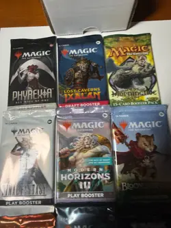 MTG RARE! Sealed Booster PackS Lot (9) MTG, Lord of the Rings Kamigawa Kaldheim - Image 2