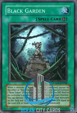 Yugioh Black Garden CSOC-EN048 Super rare - Image 1