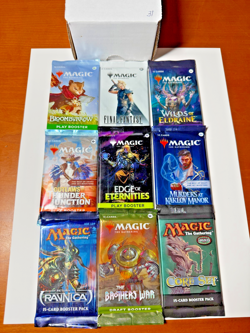 MTG RARE! Sealed Booster PackS Lot (9) MTG, Lord of the Rings Kamigawa Kaldheim - Image 1