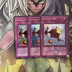GLAS-EN089 x3 Security Orb Ultra Rare Excellent Condition Yugioh - Image 1